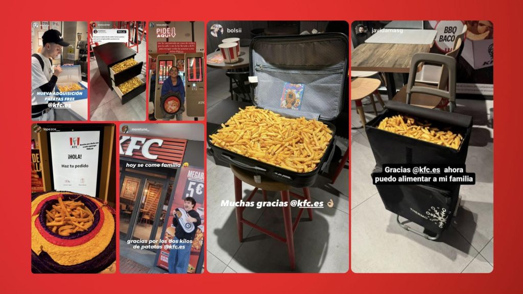 Las patatas nuevas de KFC serán gratis en sus restaurantes de Granada este viernes